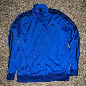 Adidas Vintage OG Blue Black Athletic Jacket